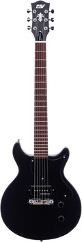 IYV ILJR-200 6 String Solid-Body Electric Guitar, Black