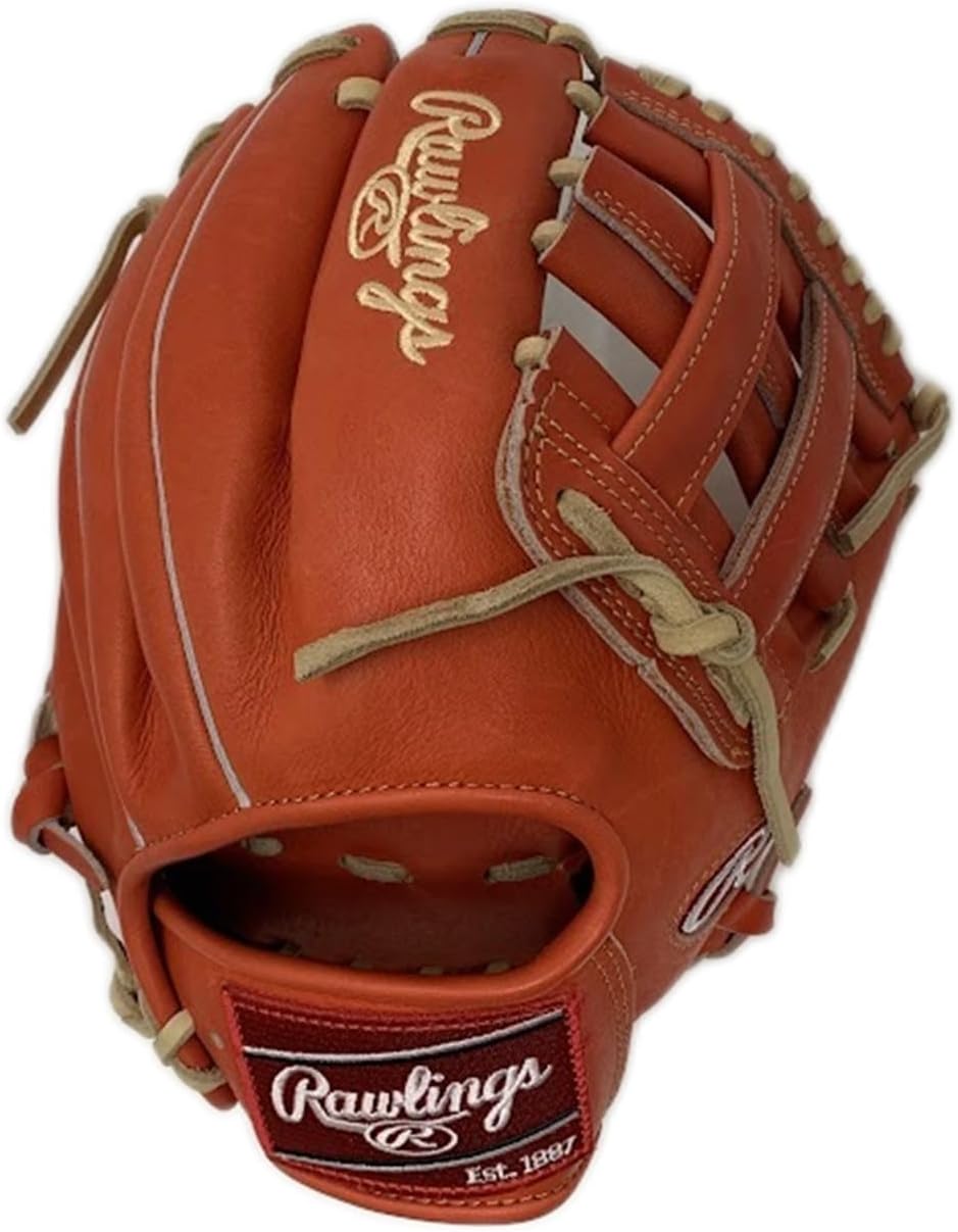Rawlings | Heart of The Hide Baseball Glove | Red-Orange |Standard Fit Models | Sizes 11.5' - 12.75' | Multiple Styles