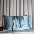 Mulberry Silk Pillow Case 50x70 65x65 Silk Pillowcase Bedding Pillow Cases Cover,Blue,40x70cm 2pcs