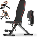 2026 ALSO GO New Adjustable Weight Bench, Workout Benches with Leg Extension, Foldable Incline Decline Bench Press, Roman Chair, Full Body Strength Training Equipment for Home Gym