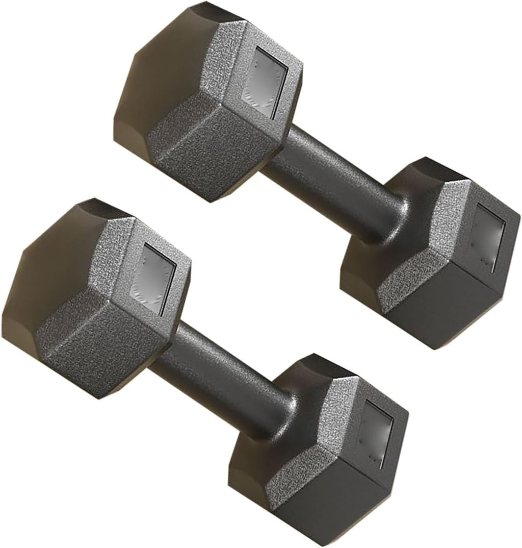 ZJchao Fitness Hex Dumbbell Set Strong Stability for Strength Training Home Use 22lb Dumbbells 2 X Dumbbell for Men & Women Cast Iron PVC
