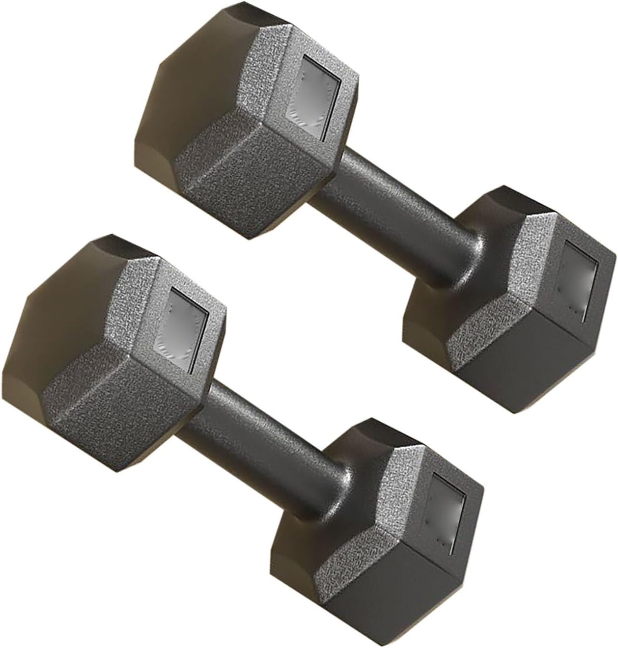 ZJchao Fitness Hex Dumbbell Set Strong Stability for Strength Training Home Use 22lb Dumbbells 2 X Dumbbell for Men & Women Cast Iron PVC