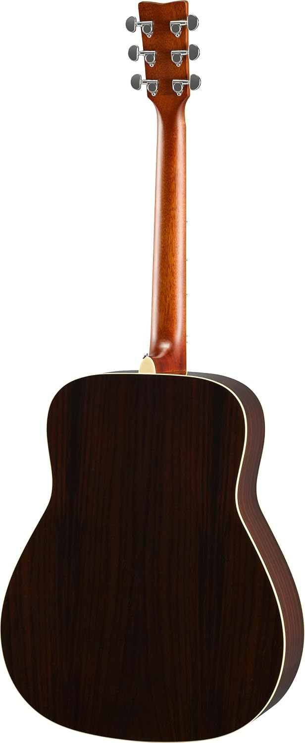 Yamaha FG840 Solid Top Acoustic Guitar, Flamed Maple