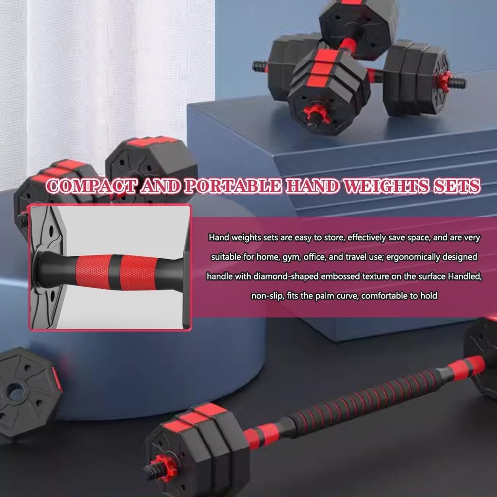 Adjustable Dumbbell Set Home Fitness Adjustable Weight For Men And Women, Office Strength Free Weights Set, Gym Equipment