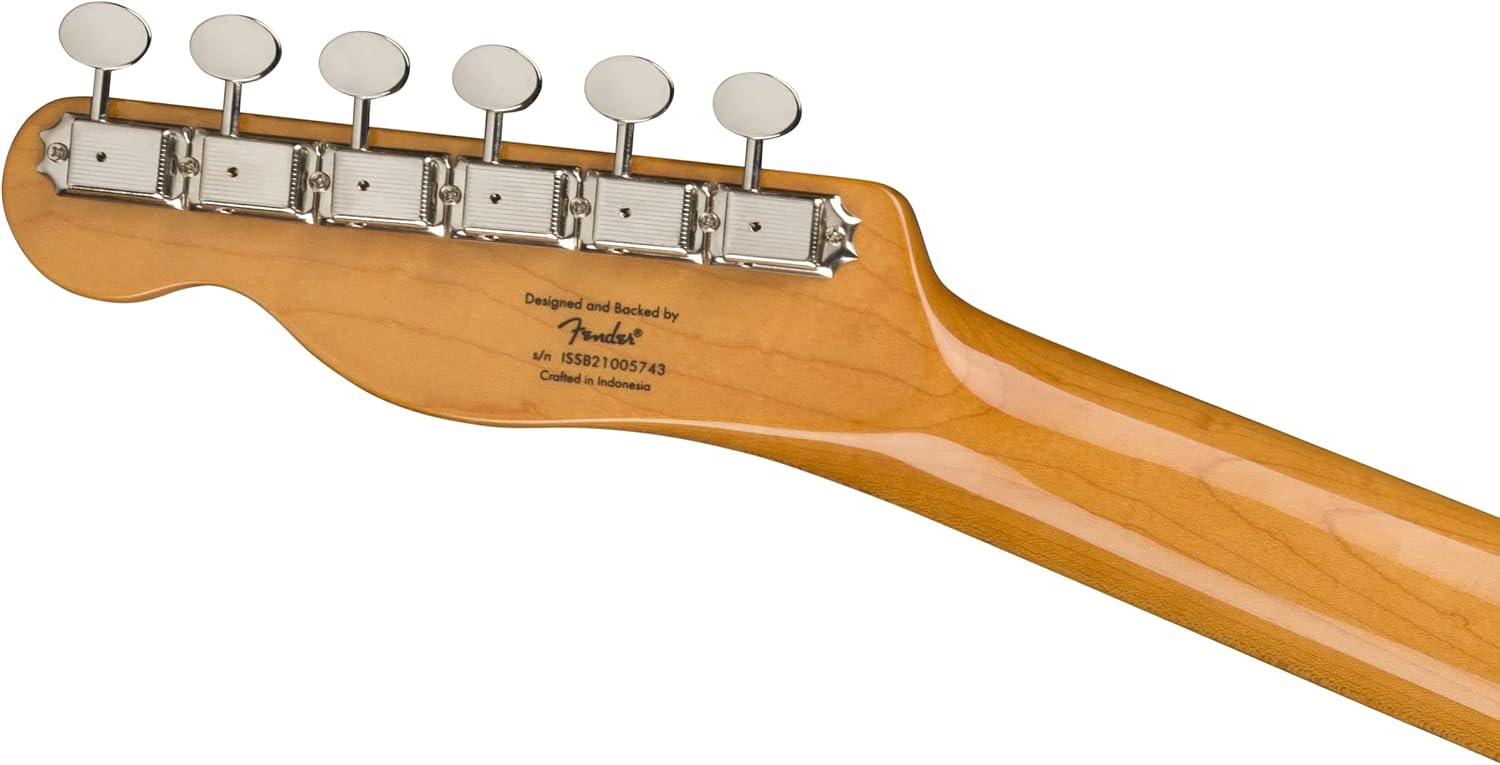 Squier Classic Vibe Baritone Custom Telecaster Electric Guitar, with 2-Year Warranty, 3-Color Sunburst, Laurel Fingerboard