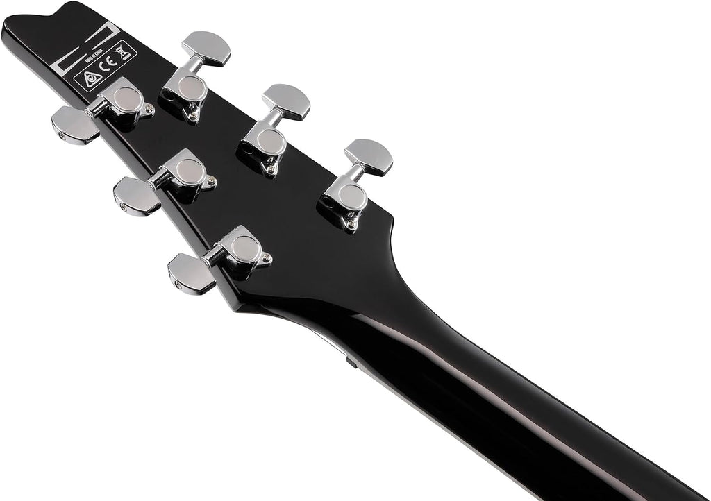 Ibanez PS60 Paul Stanley Electric Guitar - Black Bundle with Gig Bag, Tuner, Instrument Cable, Picks, Austin Bazaar Instructional DVD, and Polishing Cloth