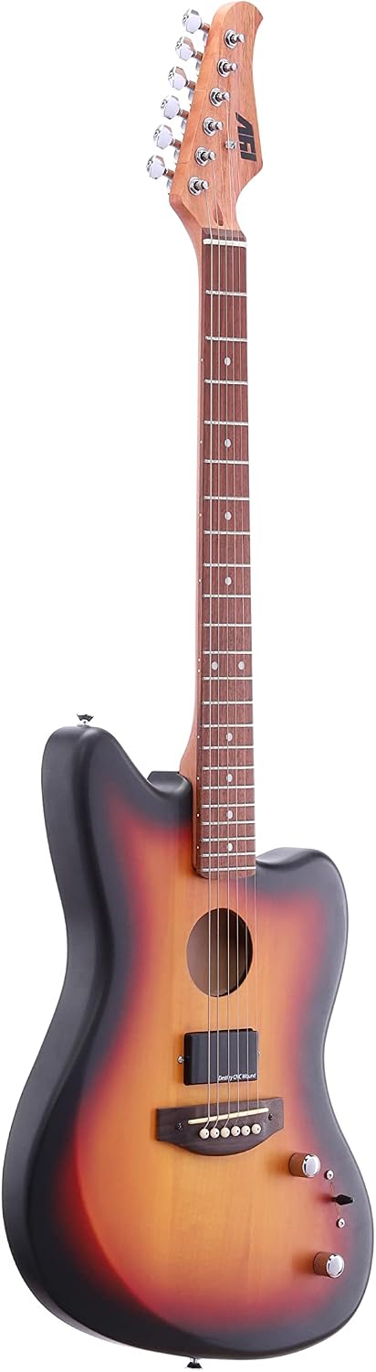 IYV- IJGAP-200 Semi Hollow Electric Acoustic Guitar 3T Sunburst