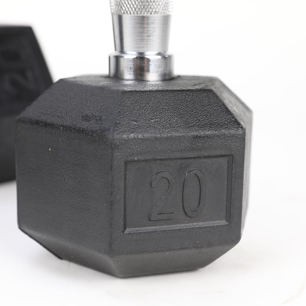 JHshop 20LB (2piece) Dumbbell Weights for Exercises,Strength Training Equipment,Solid Cast Iron Dumbbell Weight,Dumbbell Weight Set for Home Gym or Professional Gym