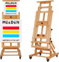 MEEDEN Movable Large H-Frame Painting Easel - Artist Studio Easel - Heavy Duty Art Easel Stand for Adults, Solid Beech Wood Easels, Holds Canvas Art Up to 78.7' High