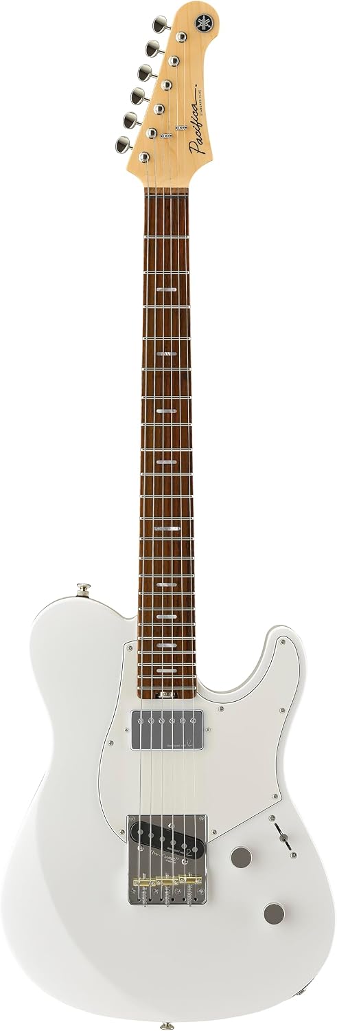 Pacifica SC Standard Plus Electric Guitar with Rosewood Fingerboard, Shell White with Gig Case
