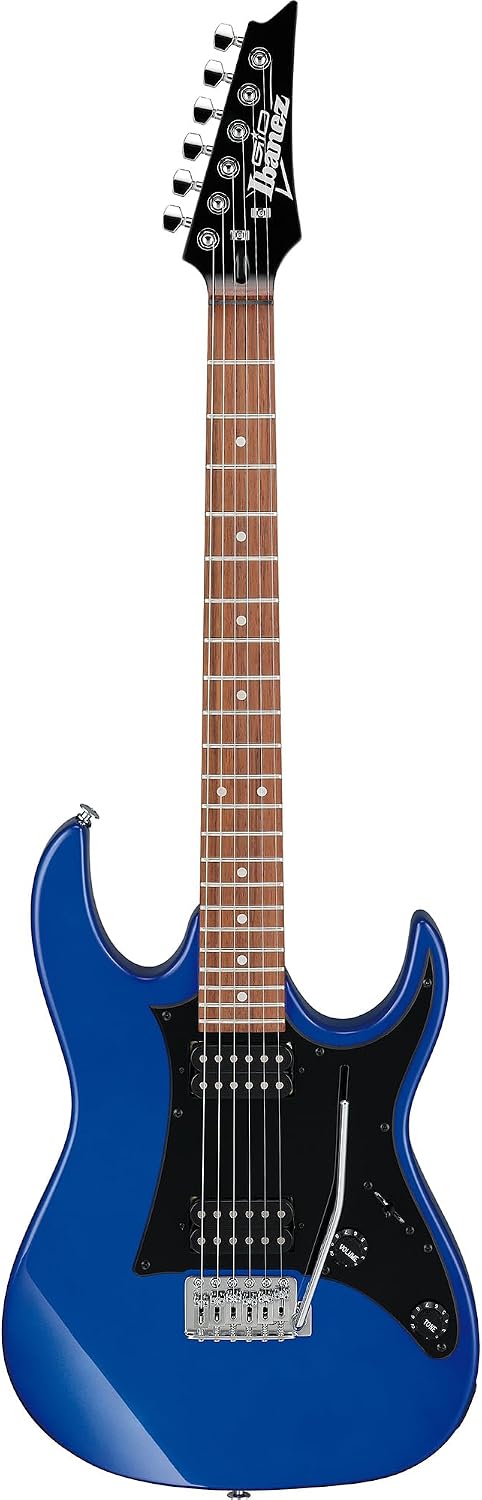 Ibanez GRX20Z RG Gio Electric Guitar - Jewel Blue Bundle with Amp, Gig Bag, Tuner, Instrument Cable, Picks, Austin Bazaar Instructional DVD, and Polishing Cloth