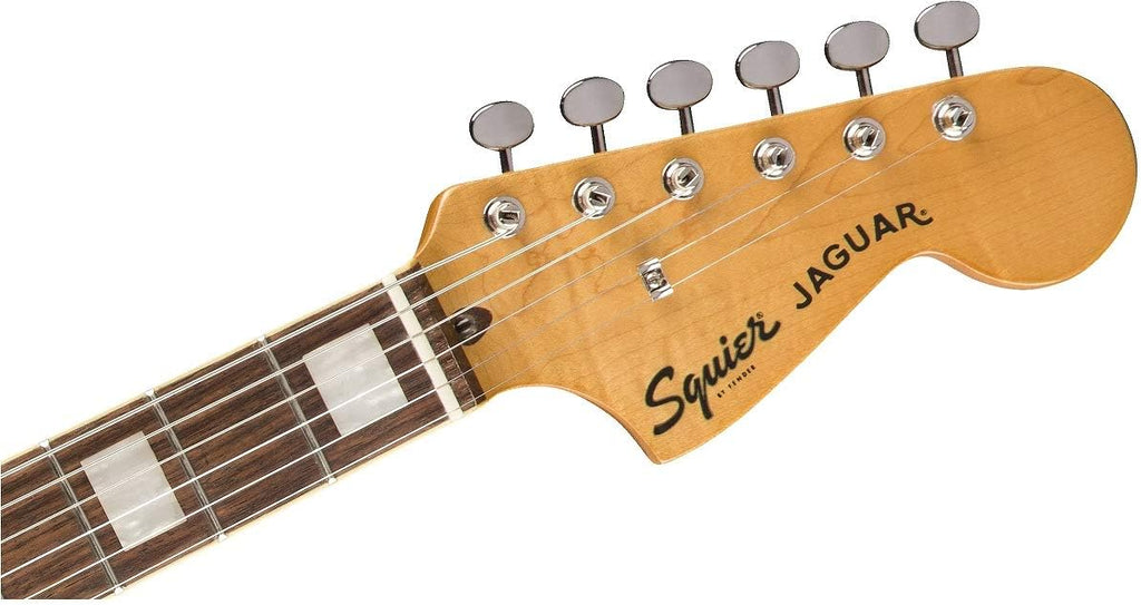 Squier Classic Vibe 70s Jaguar Electric Guitar, with 2-Year Warranty, Surf Green, Laurel Fingerboard