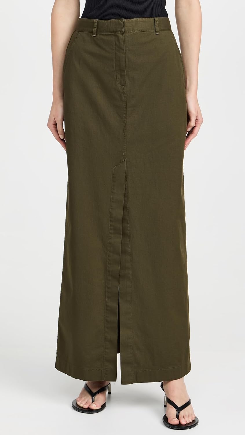 Theory Women's Front Vented Maxi Skirt