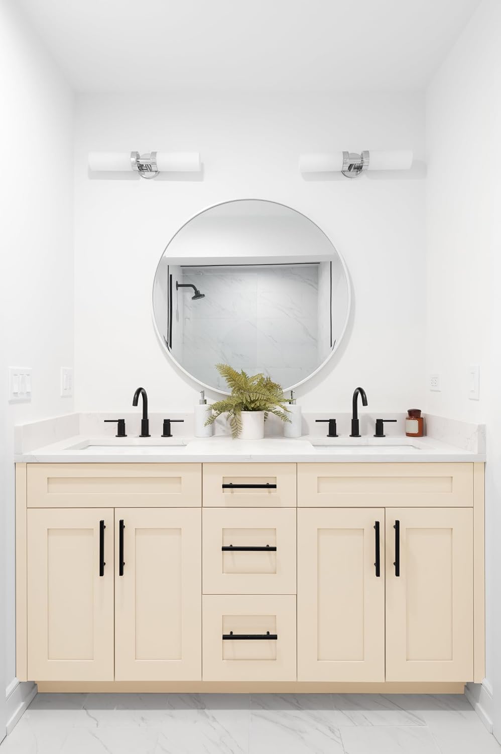 Beyond Paint Furniture, Cabinets and More All-in-One Refinishing Paint Gallon, No Stripping, Sanding or Priming Needed, Off White