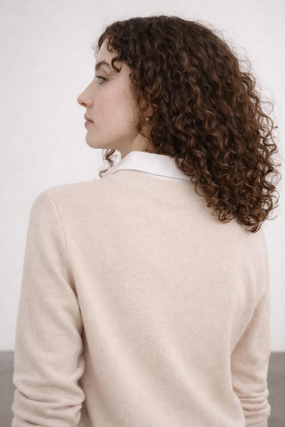 State Cashmere Women's Essential Crewneck Sweater 100% Pure Cashmere Classic Long Sleeve Pullover
