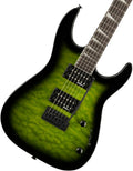 Jackson Dinky JS20 DKQ Electric Guitar - Transparent Green