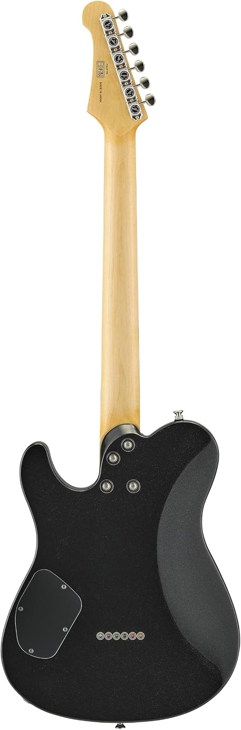 Pacifica SC Professional Electric Guitar with Maple Fingerboard, Black Metallic with Hard Case