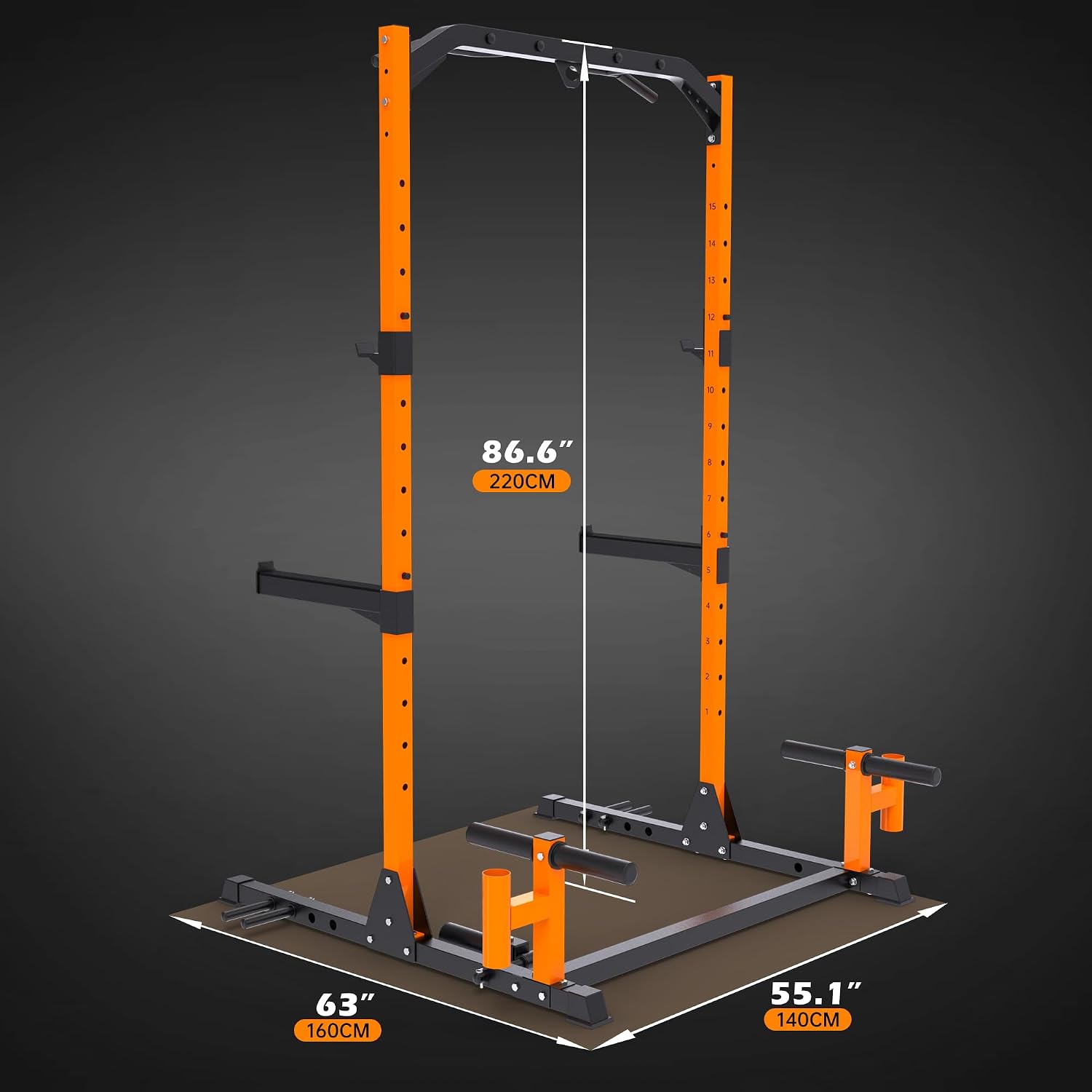 leikefitness Multifunction Power Tower Exercise Equipment,Pull Up Dip Station,Height Adjustable for Home Gym Strength Training Fitness Equipment,Dip Stands,Pull Up Bars,Push Up Bars,VKR