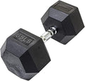 Lifeline Fitness Hex Dumbbells, Rubber Wrapped Hex Dumbbells, Premium Quality, Ergonomic Knurled Handle, Dumb Bells for Exercise, Home Gym Exercise Weights