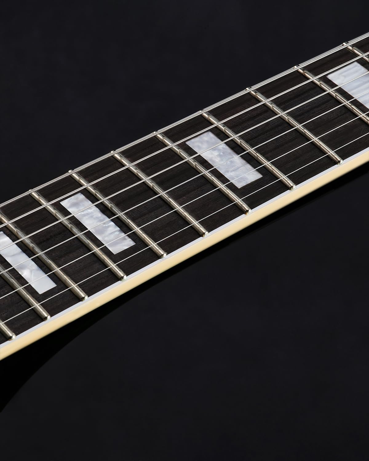 WestCreek Revenge Solid Body Electric Guitar, Heavy Metal Guitar, Right Handed, Heavy Metal Pickups, Rounded End Jumbo Frets, Bone nut, Rosewood Fretboard, Mahogany Body (White)…