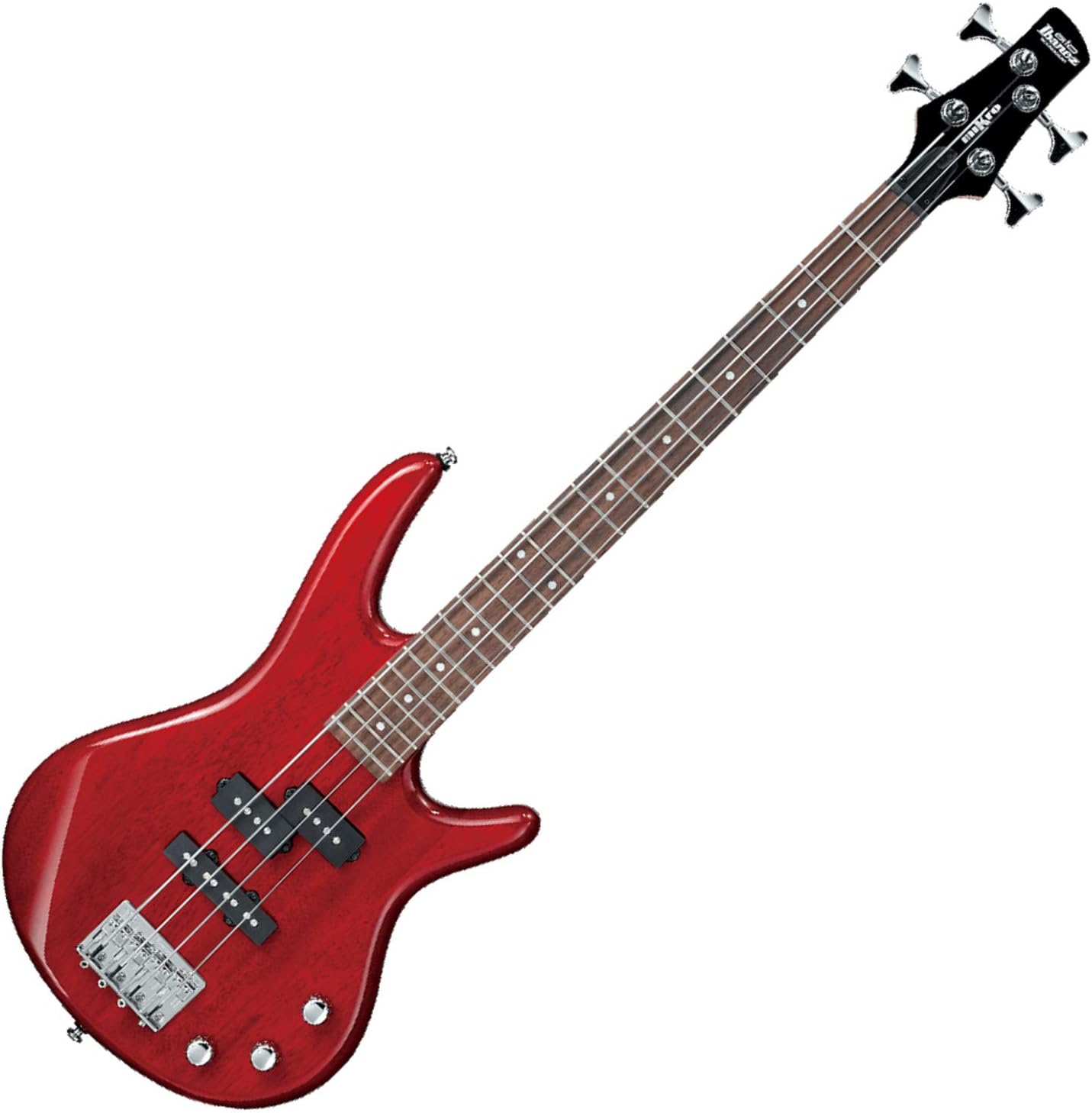 Ibanez miKro GSRM20 Bass Guitar - Transparent Red