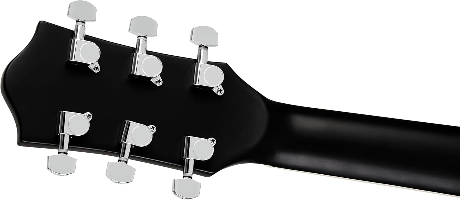 Gretsch Prelude D100 Dreadnought Acoustic Guitar, Beginner Guitar, Black