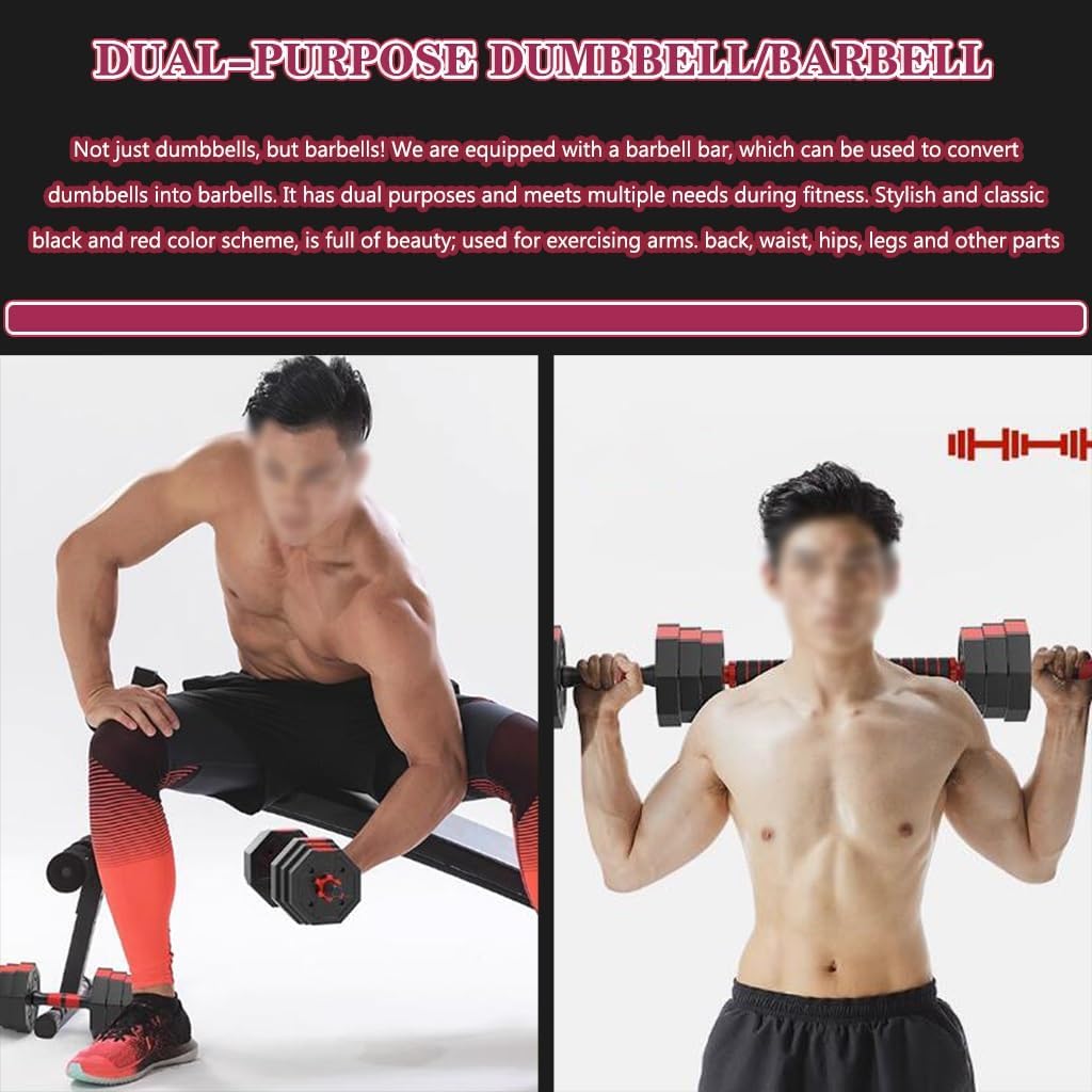 Adjustable Dumbbell Set Home Fitness Adjustable Weight For Men And Women, Office Strength Free Weights Set, Gym Equipment