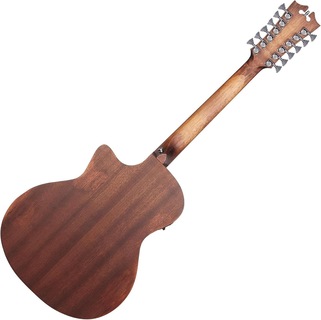 D'Angelico Premier Fulton LS Grand Auditorium 12-String CE, Aged Mahogany