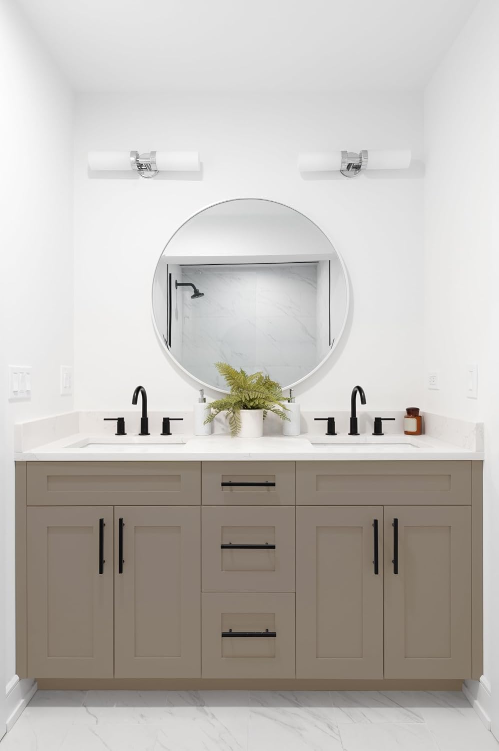 Beyond Paint BP19 Furniture, Cabinets and More All-in-One Refinishing Paint Gallon No Stripping, Sanding or Priming Needed, Pebble
