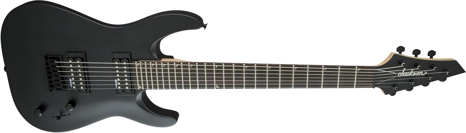 Jackson JS22-7 Dinky 7-string Electric Guitar - Satin Black