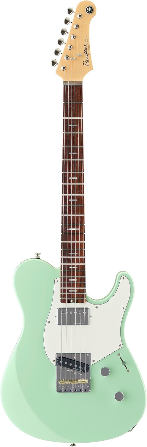 Pacifica SC Standard Plus Electric Guitar with Rosewood Fingerboard, Peppermint Green with Gig Case