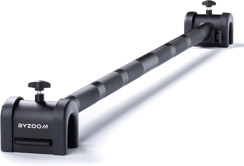 BYZOOM FITNESS 25lb Adjustable Dumbbells & Easy Bar Barbell Set