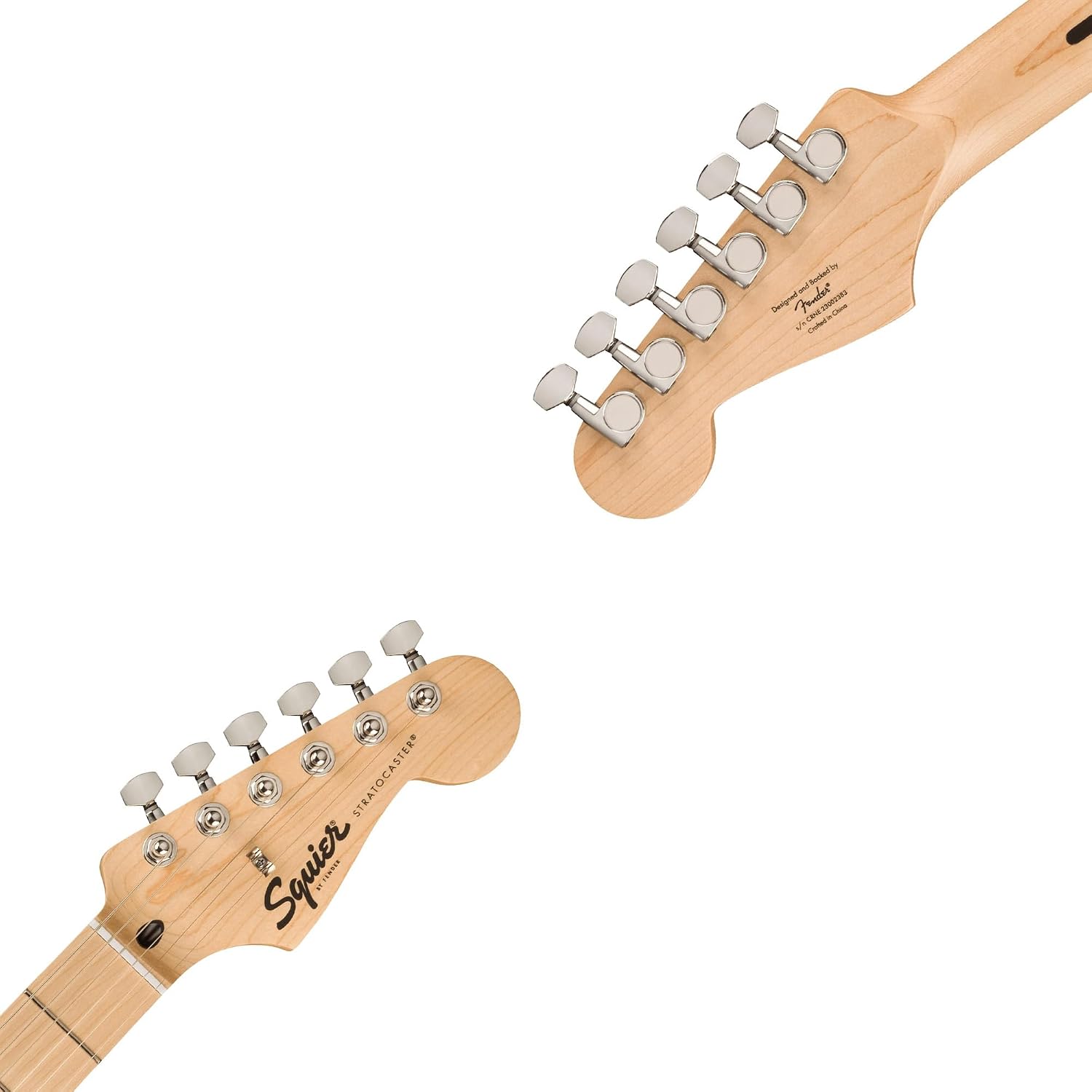 Fender Squier Sonic Stratocaster - Arctic White Bundle with Frontman 10G Amp, Instrument Cable, Tuner, Strap, Picks, and Austin Bazaar Instructional Video
