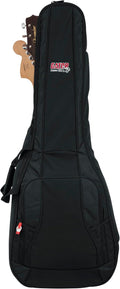 Gator Cases 4G-MiZone Series Gig Bag For Two Guitars with Adjustable Backpack Straps, Fits a Single Acoustic and a Single Electric Guitar (GB-4G-ACOUELECT)
