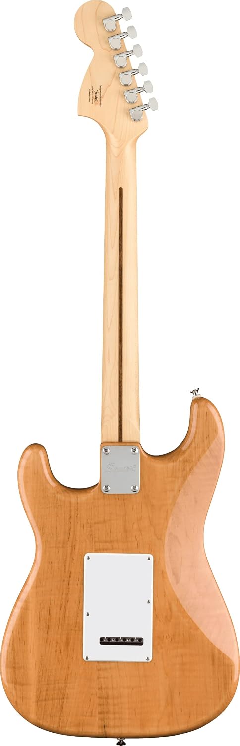 Squier Affinity Series FSR Stratocaster Electric Guitar, Natural, Laurel Fingerboard