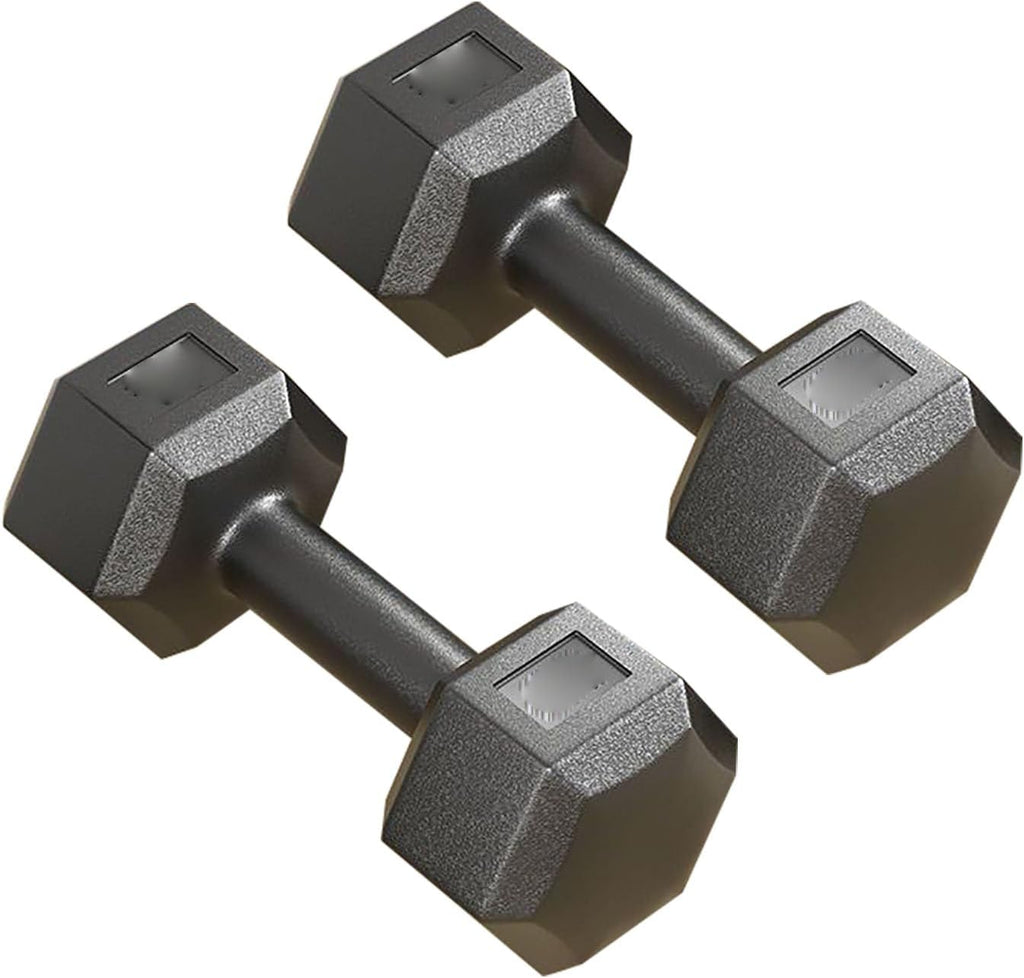 ZJchao Fitness Hex Dumbbell Set Strong Stability for Strength Training Home Use 22lb Dumbbells 2 X Dumbbell for Men & Women Cast Iron PVC