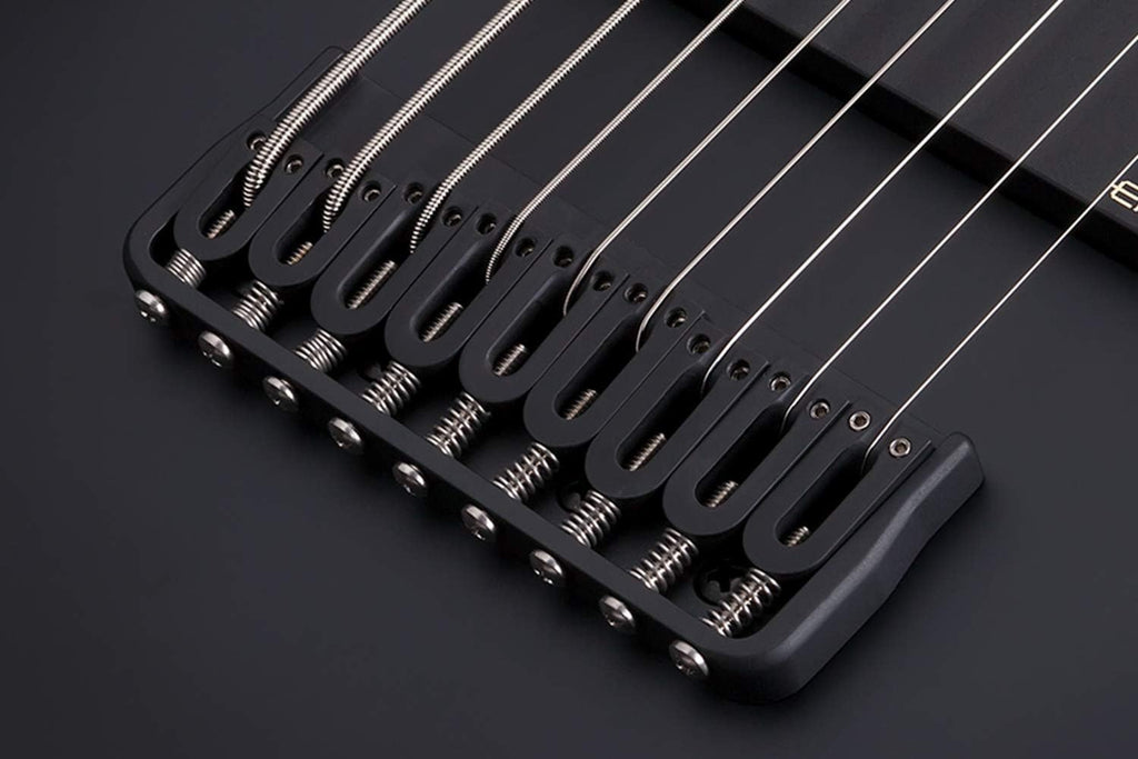 Schecter Damien Platinum 9-String Electric Guitar, Rosewood Fingerboard, Satin Black