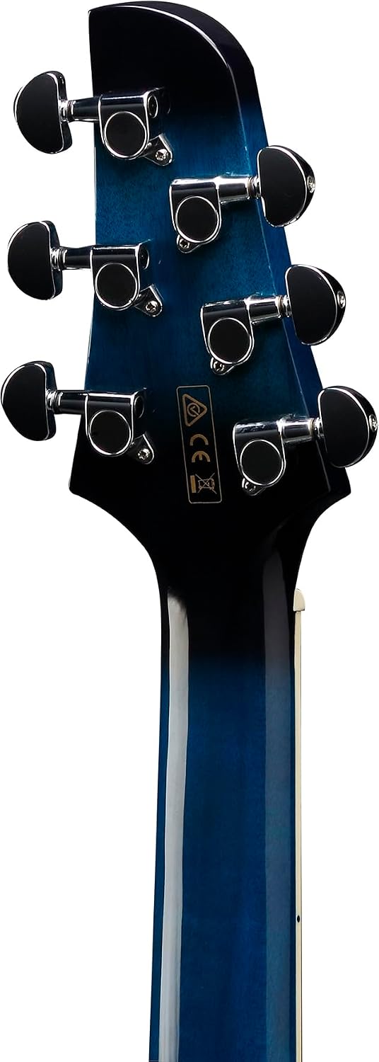 Ibanez TCY10E Talman Acoustic-Electric Guitar - Transparent Blue Sunburst Bundle with Gig Bag, Tuner, Strap, D'Addario Strings, Picks, Austin Bazaar Instructional DVD, and Polishing Cloth