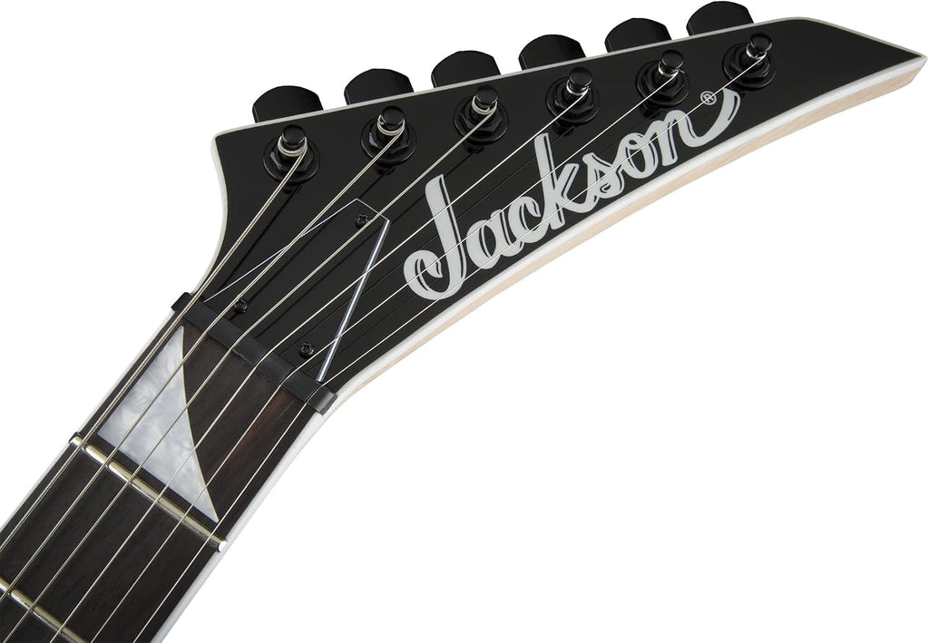 Jackson King V JS32T Electric Guitar - Ferrari Red Bundle with Cable, Tuner, Strap, Picks, and Austin Bazaar Instructional DVD