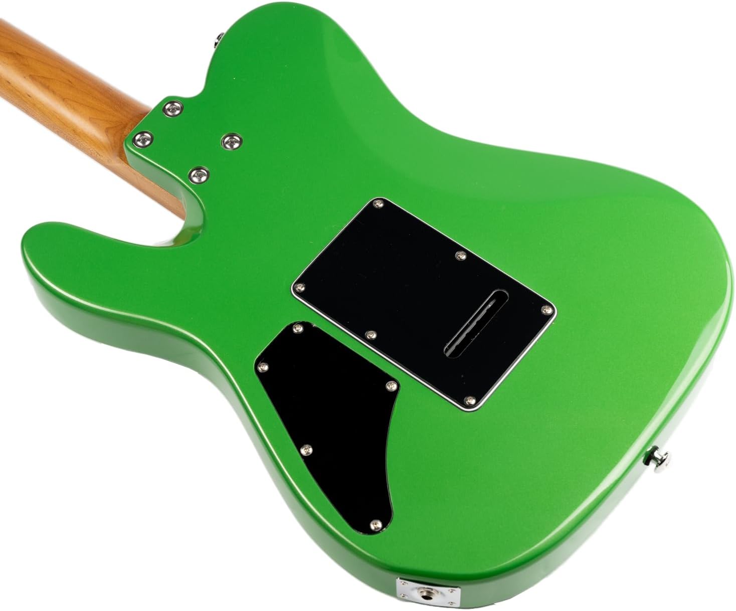 EART TL-380 6 String Solid-Body Electric Guitar Roasted Mahogany Body Maple Neck, Available in Gloss Finishes,Right