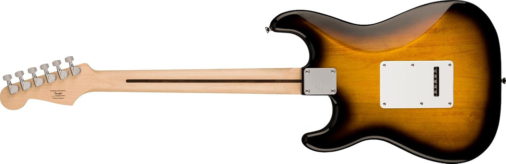 Squire Sonic Stratocaster Electric Guitar, 2-Color Sunburst, Maple Fingerboard, White Pickguard