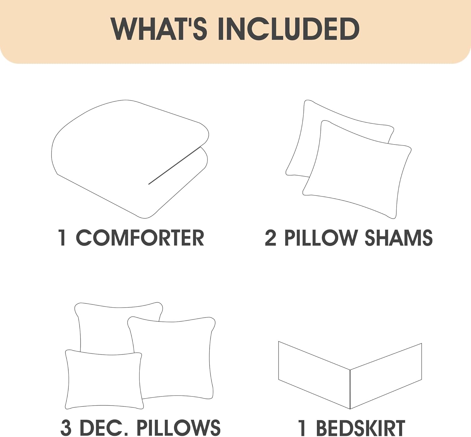 LANCO MODERN LIFESTYLE Red Gold Comforter Set, California King, Damask Jacquard with Matching Solid Piece Work, 7 Piece Soft Bedding Set for All Season, Bed Skirt, Pillow Shams and Decorative Pillows