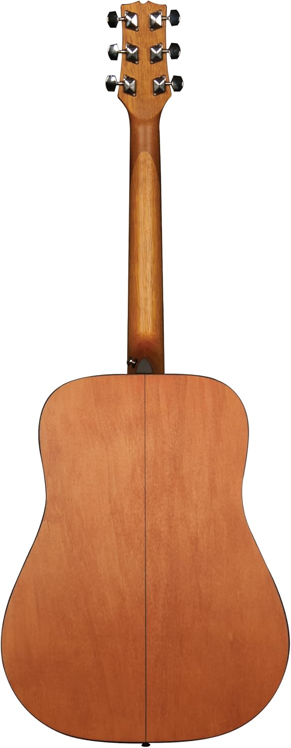 Jasmine S35 Dreadnought Acoustic Guitar Strings 6, Rosewood Fingerboard, Advanced X Bracing – Full-Size Guitar for Beginners & Others – Natural Finish, Right
