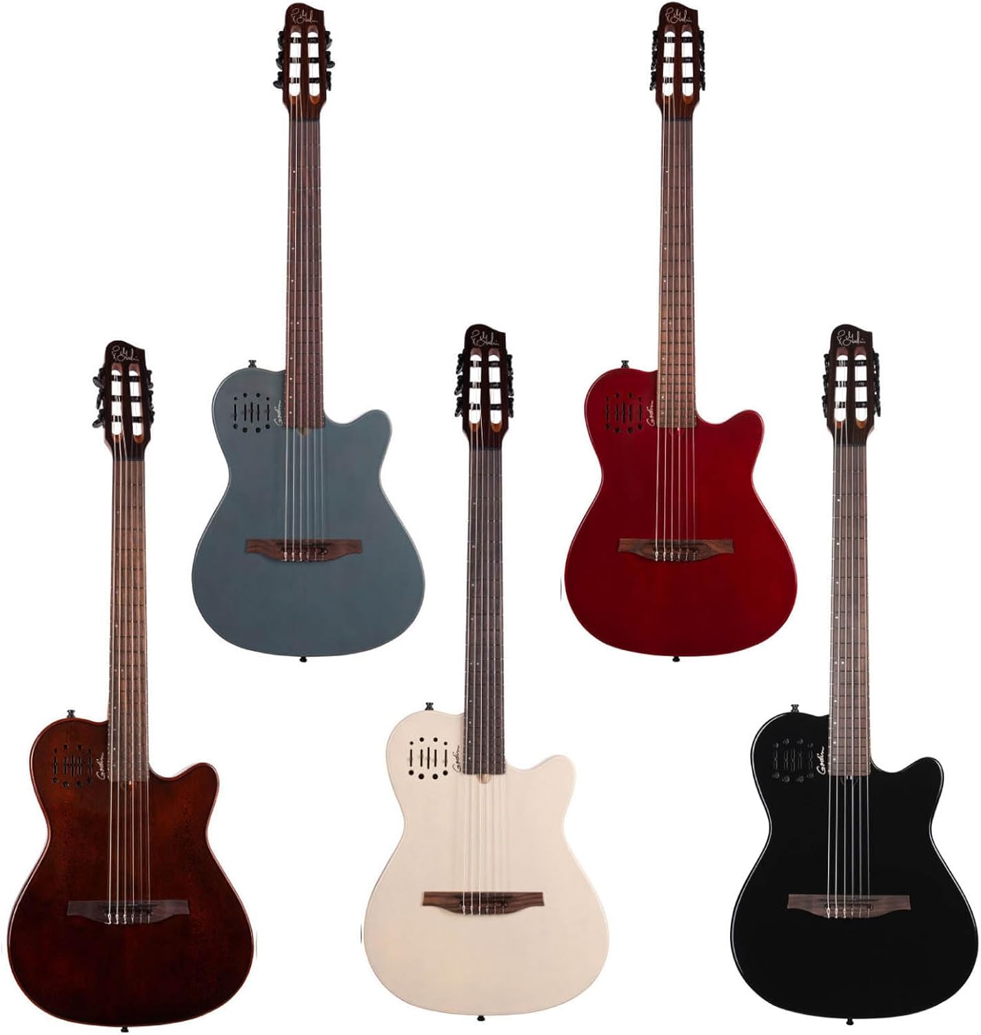 Godin Multiac Mundial Nylon Acoustic-electric Guitar - Onyx Black
