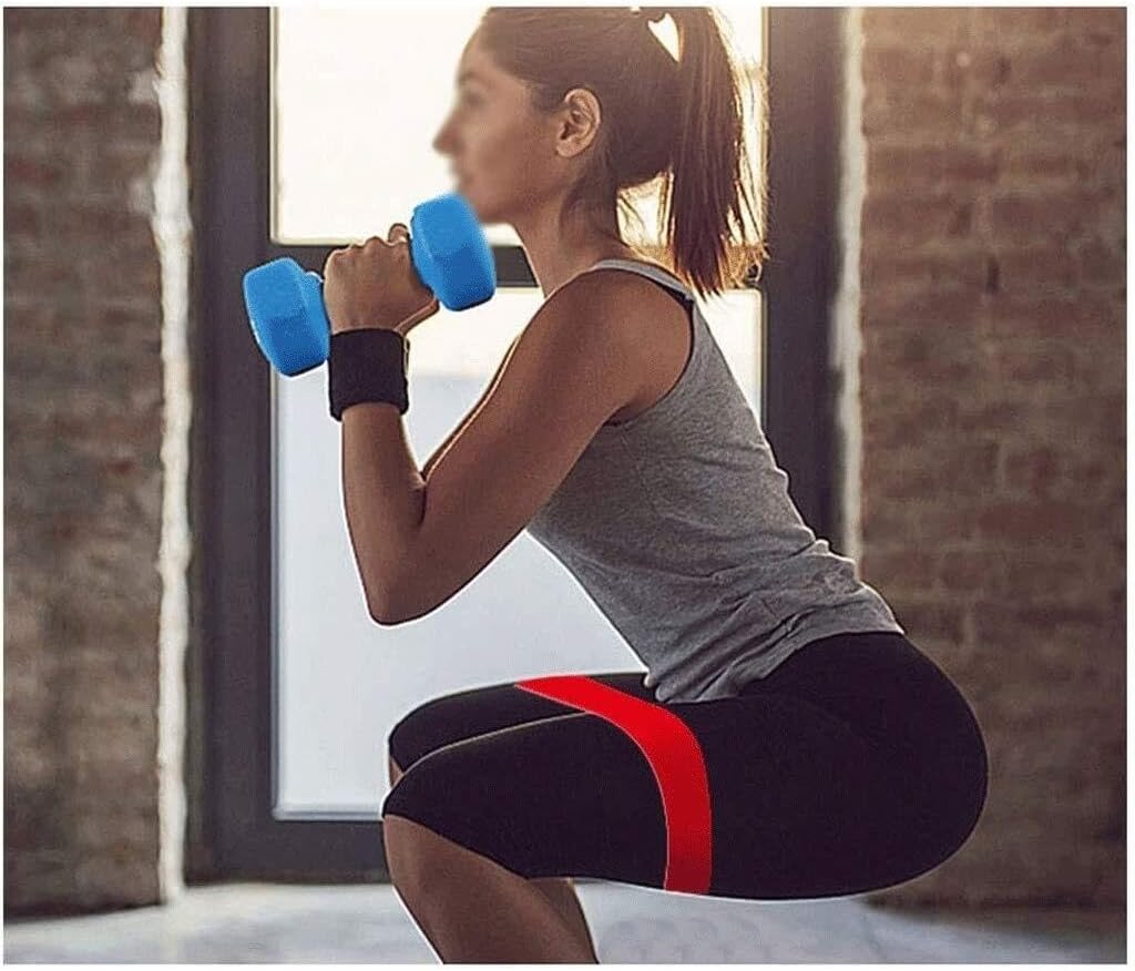 2PCS Matte Dumbbells for Women & Men, Non-Slip, Beginner Aerobics & Weightlifting, Fitness Equipment for Home Gym, Pilates, Yoga, Weight Loss - 1kg, 1.5kg, 2kg, 3kg