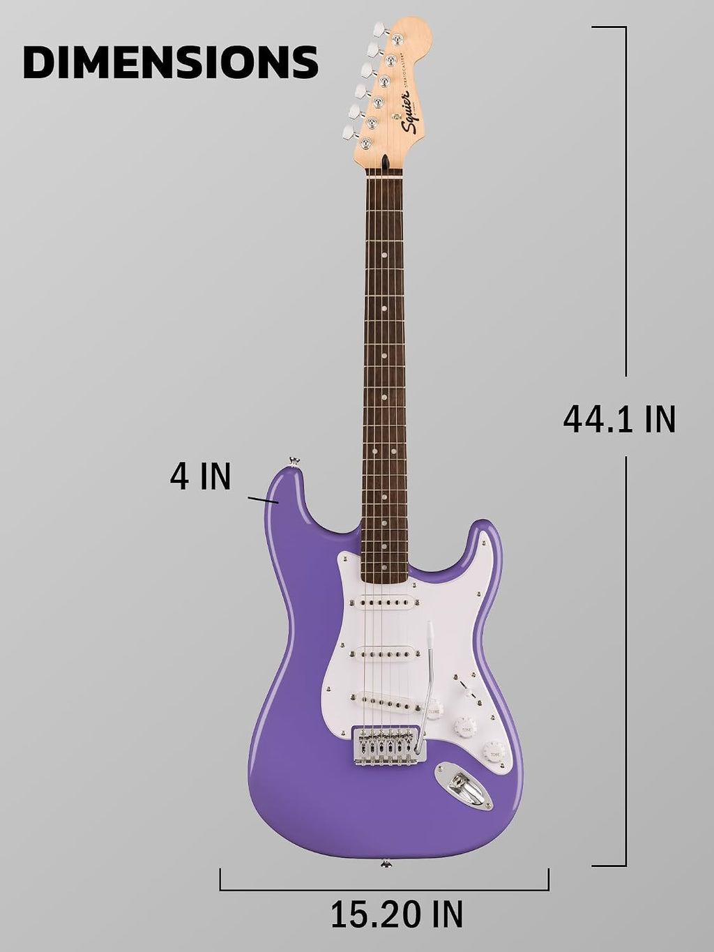 Fender Squier Sonic Stratocaster - Ultraviolet Bundle with Frontman 10G Amp, Tuner, Strap, Cable, Picks, and Austin Bazaar Instructional DVD