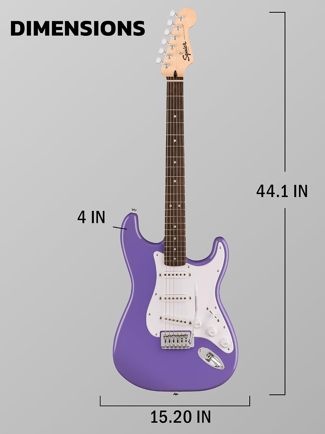 Fender Squier Sonic Stratocaster - Ultraviolet Bundle with Frontman 10G Amp, Tuner, Strap, Cable, Picks, and Austin Bazaar Instructional DVD
