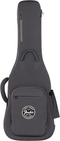Fender Troubadour Electric Guitar Gig Bag, Padded Guitar Case with Ergonomic Backpack Straps, Weather-Resistant Waxed Canvas with 25mm Padded Protection, Professional Travel Case