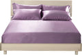 LilySilk 3PC Mulberry Silk Fitted Sheets Set, 6A Grade, 19 Momme, 2 Pillowcases & 1 Deep Pocket Sheet (16 Inch), King Size, Lavender