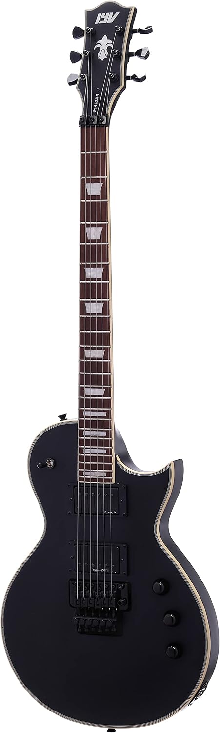 IYV- ILP-400FR Solid Body Electric Guitar, Satin Black